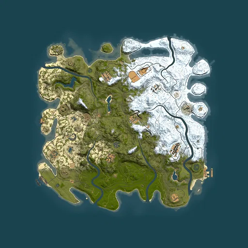 Rust map seed 1304798559, 4500x4500m top-down preview