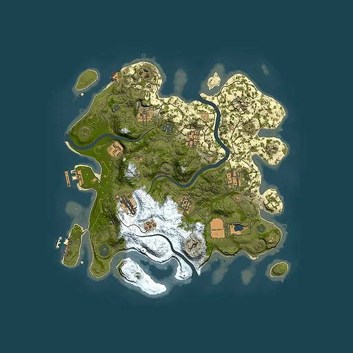 Rust map seed 652782895, 3500x3500m top-down preview