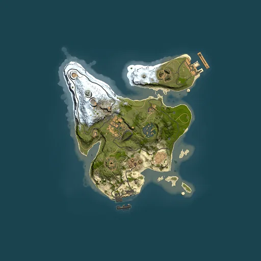 Rust map seed 4702907, 2000x2000m top-down preview