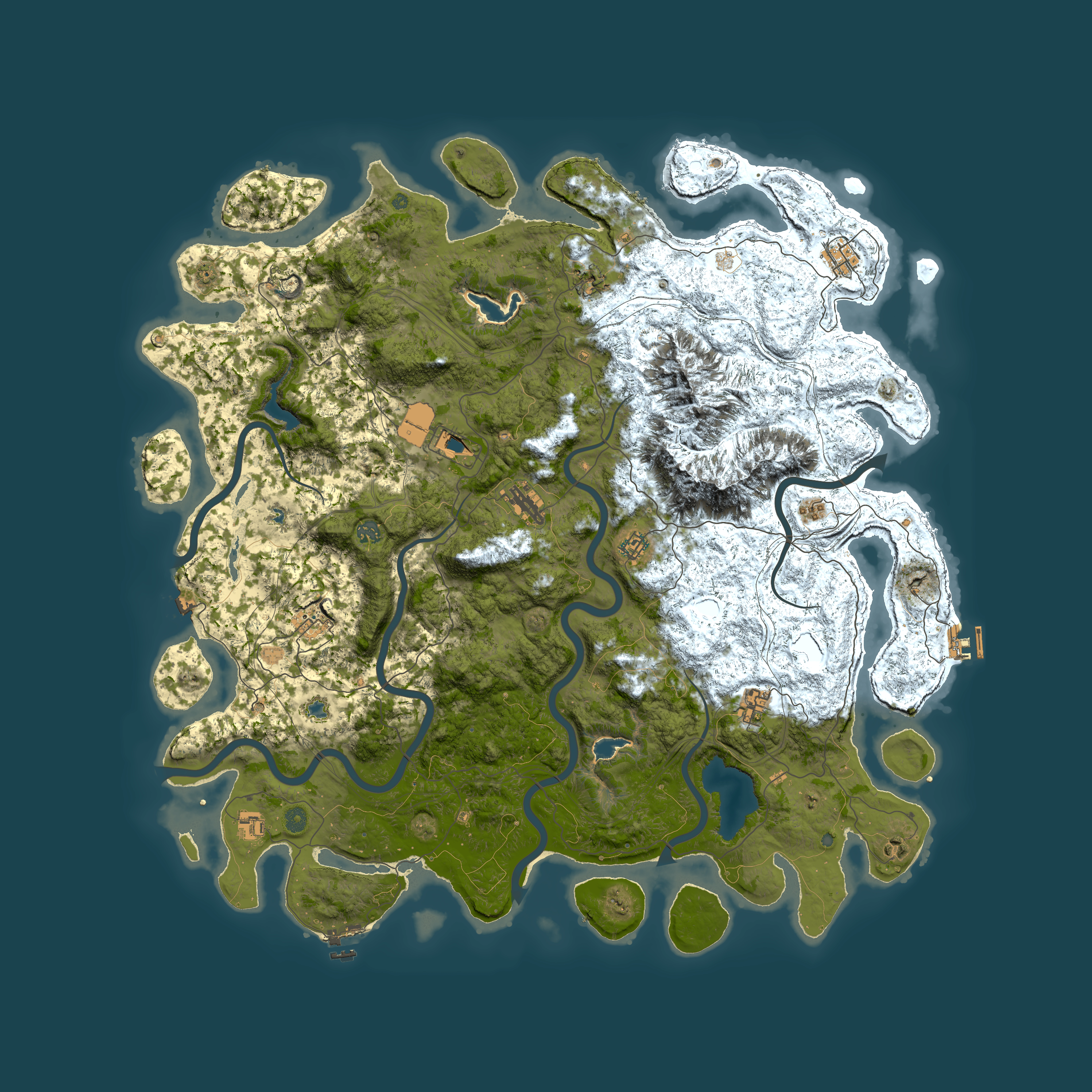 Full top-down render of Rust map seed 363253857, 5500x5500m