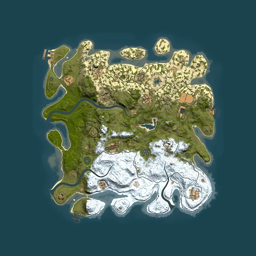 Rust map seed 1349064468, 4000x4000m top-down preview