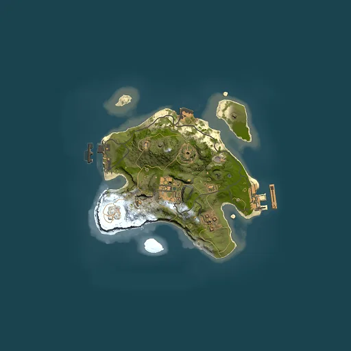 Rust map seed 1107059066, 2000x2000m top-down preview