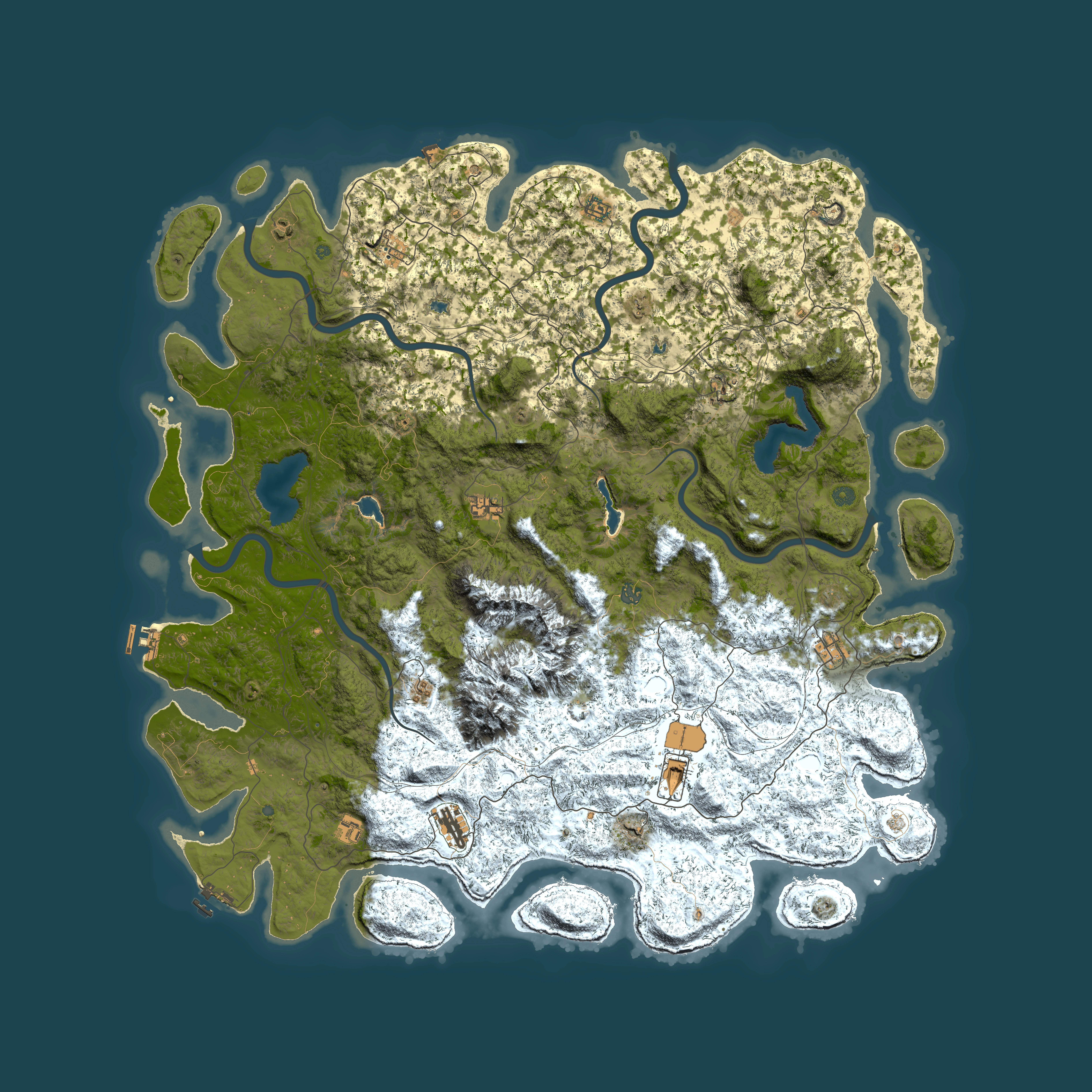 Full top-down render of Rust map seed 1386244975, 6000x6000m