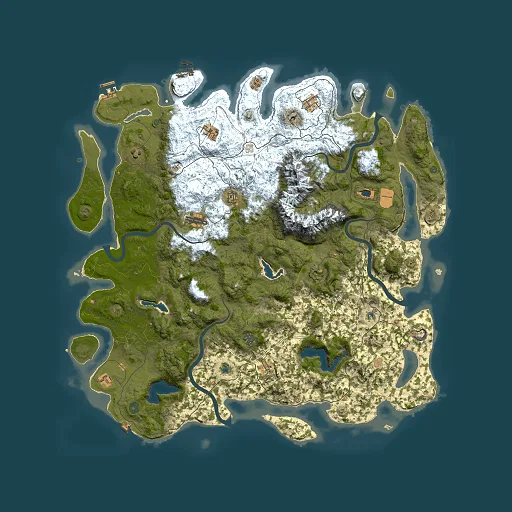 Rust map seed 1593517303, 5500x5500m top-down preview