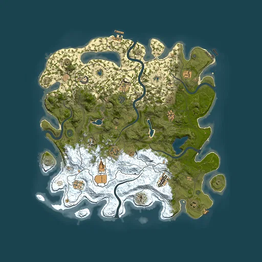 Rust map seed 527783290, 4500x4500m top-down preview
