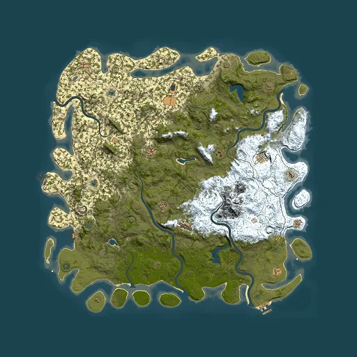 Rust map seed 1068285113, 6000x6000m top-down preview