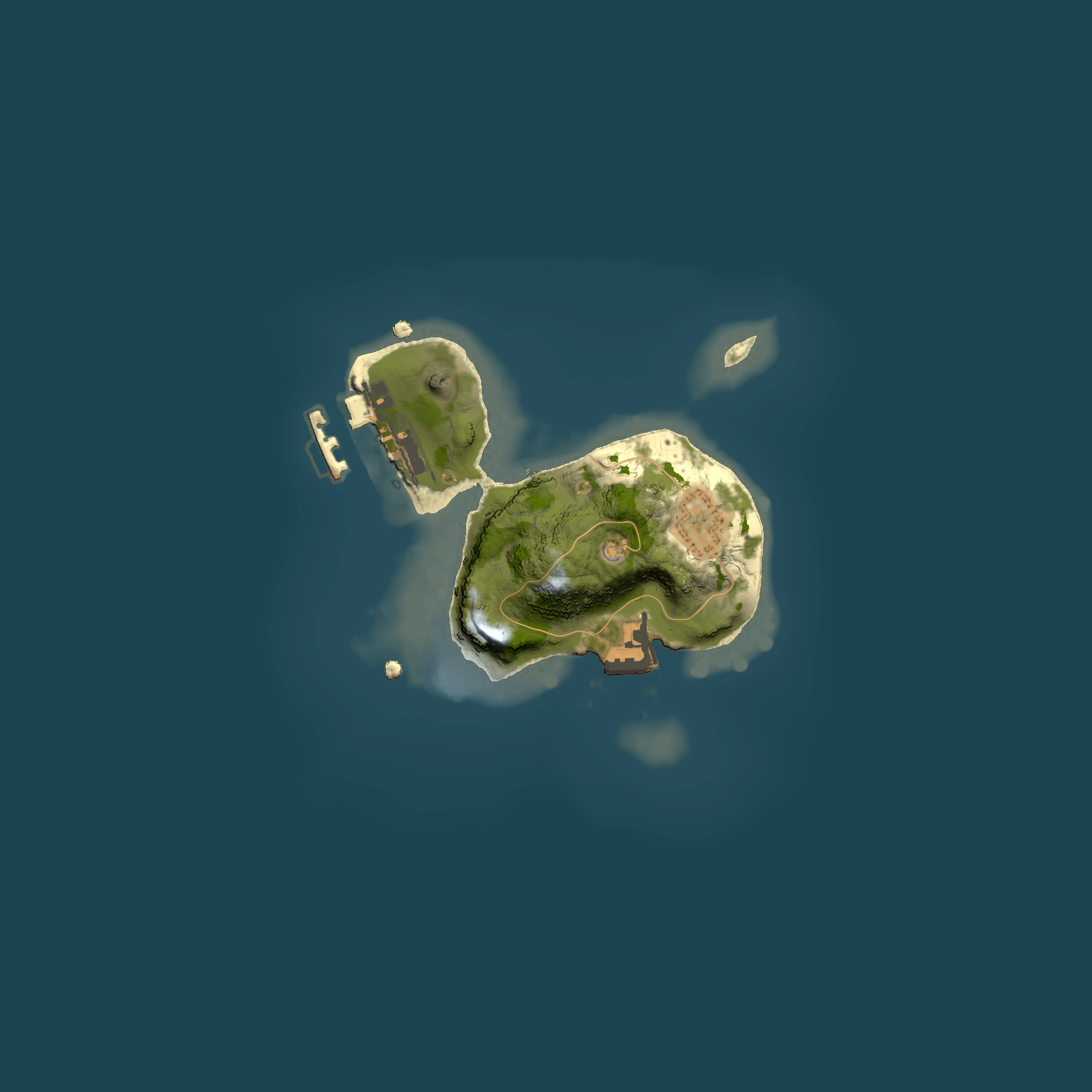 Full top-down render of Rust map seed 867604055, 1500x1500m
