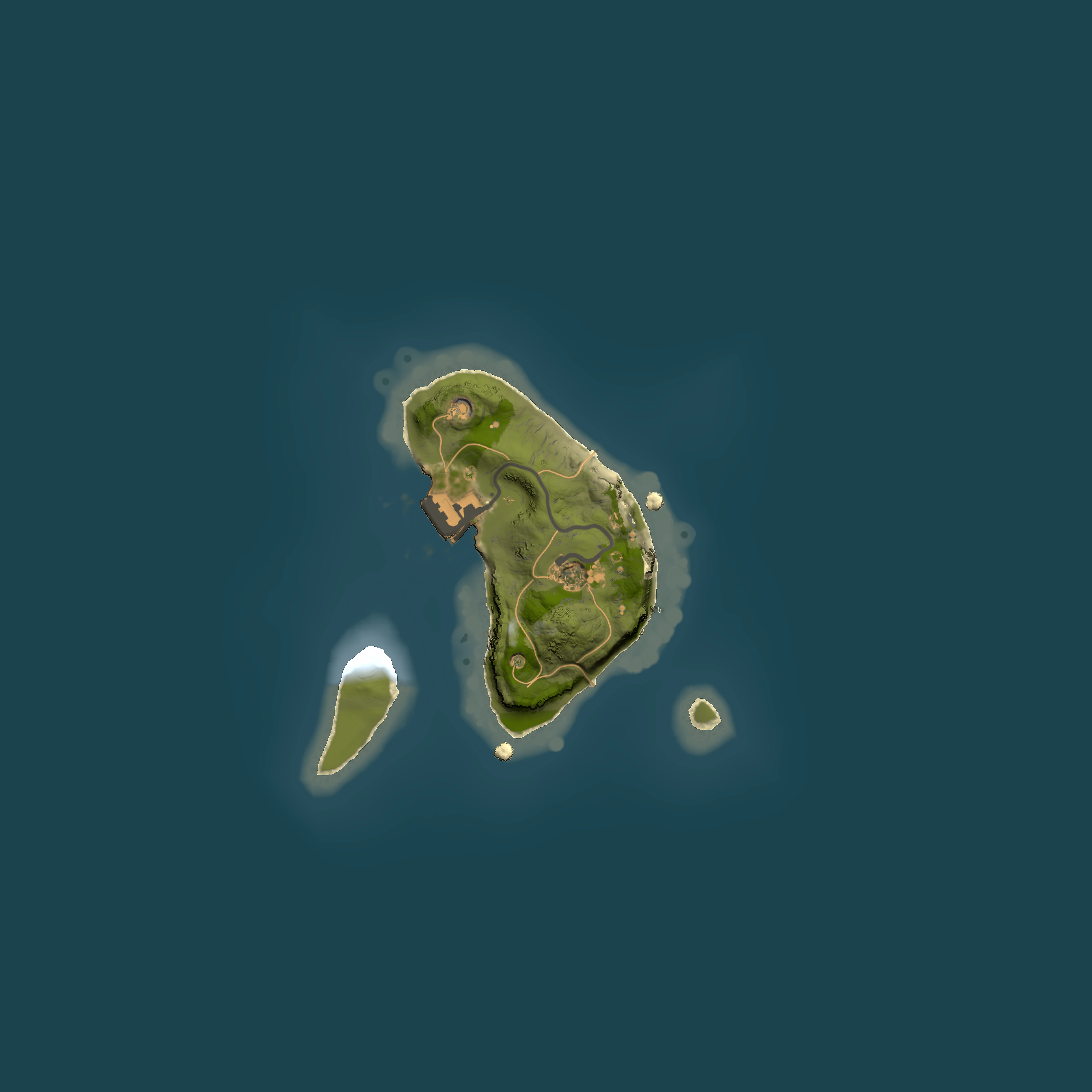 Full top-down render of Rust map seed 1081416211, 1500x1500m