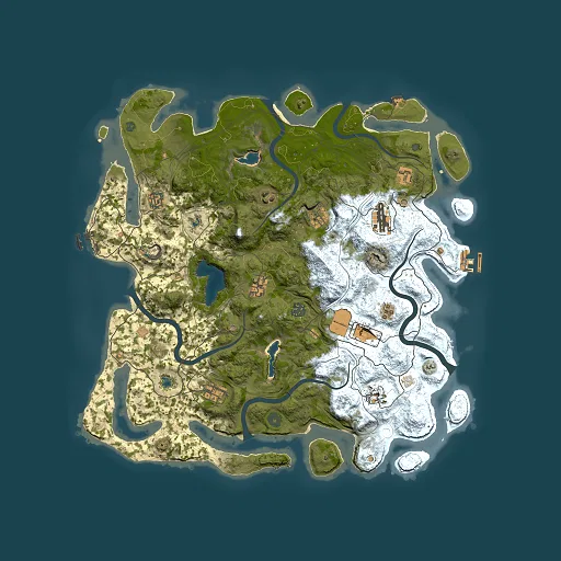 Rust map seed 260150022, 4500x4500m top-down preview