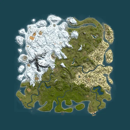 Rust map seed 1897766449, 6000x6000m top-down preview