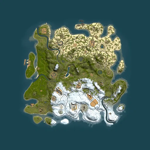 Rust map seed 829531638, 4000x4000m top-down preview