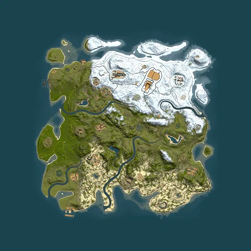 Rust map seed 1298121576, 4500x4500m top-down preview