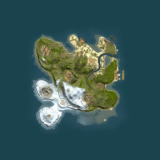 Rust map seed 1691447088, 2500x2500m top-down preview