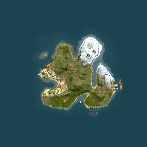 Rust map seed 710103414, 2000x2000m top-down preview