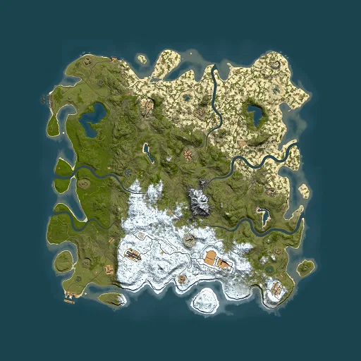 Rust map seed 1605527103, 5500x5500m top-down preview