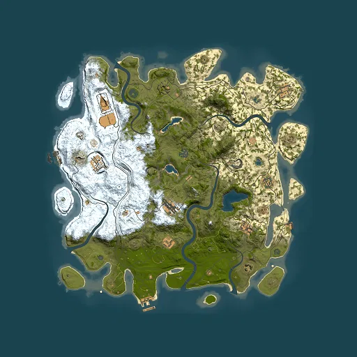 Rust map seed 1822980360, 4500x4500m top-down preview