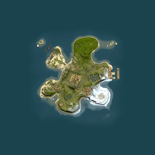 Rust map seed 909235513, 2000x2000m top-down preview