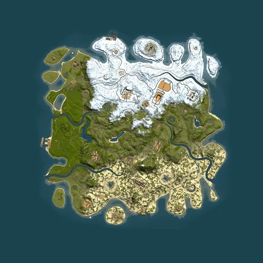 Rust map seed 349586502, 4500x4500m top-down preview