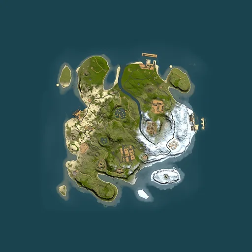 Rust map seed 602324613, 2500x2500m top-down preview