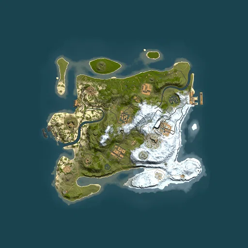 Rust map seed 335645169, 3000x3000m top-down preview