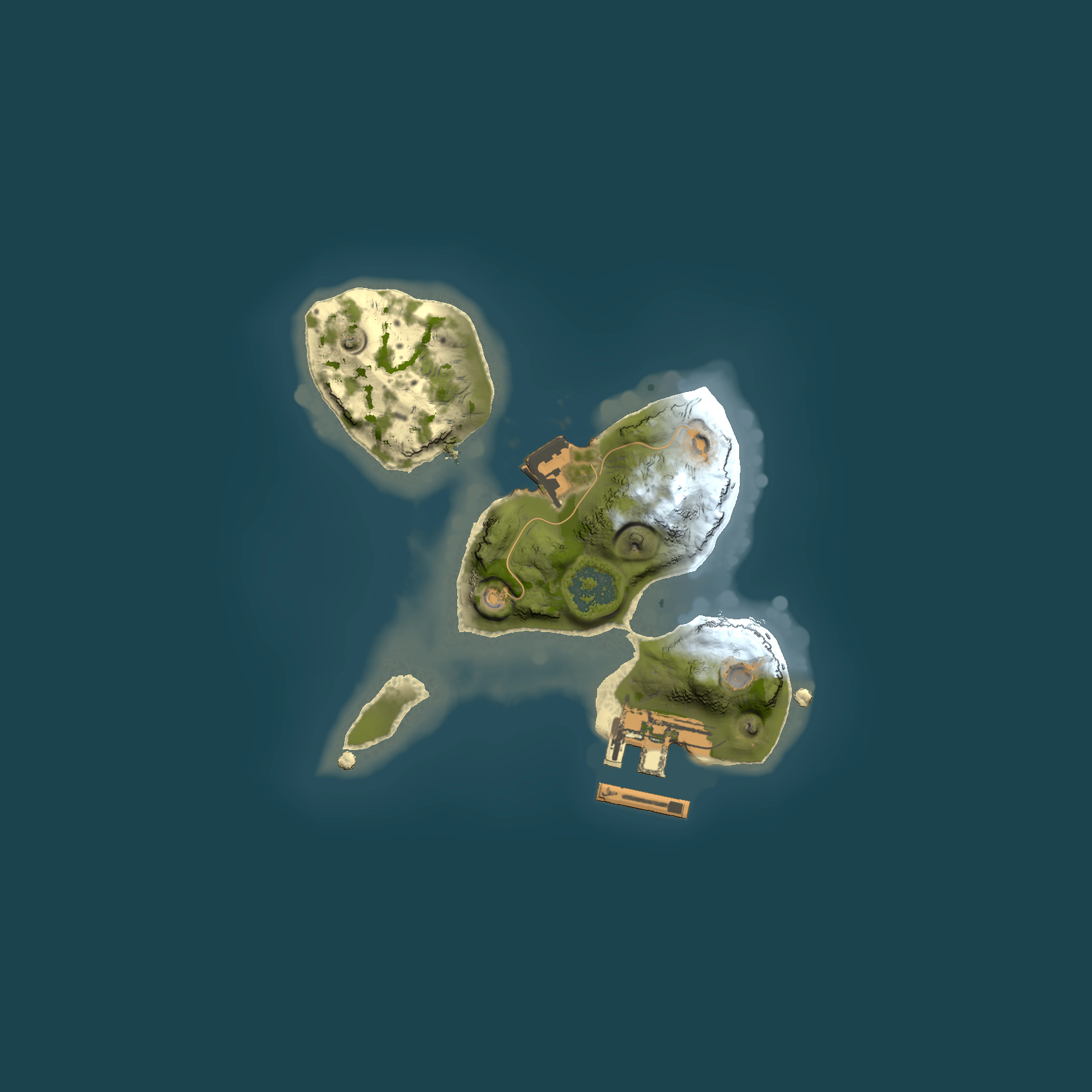 Full top-down render of Rust map seed 1490278898, 1500x1500m