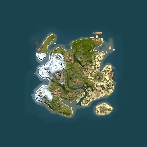 Rust map seed 88555028, 2500x2500m top-down preview