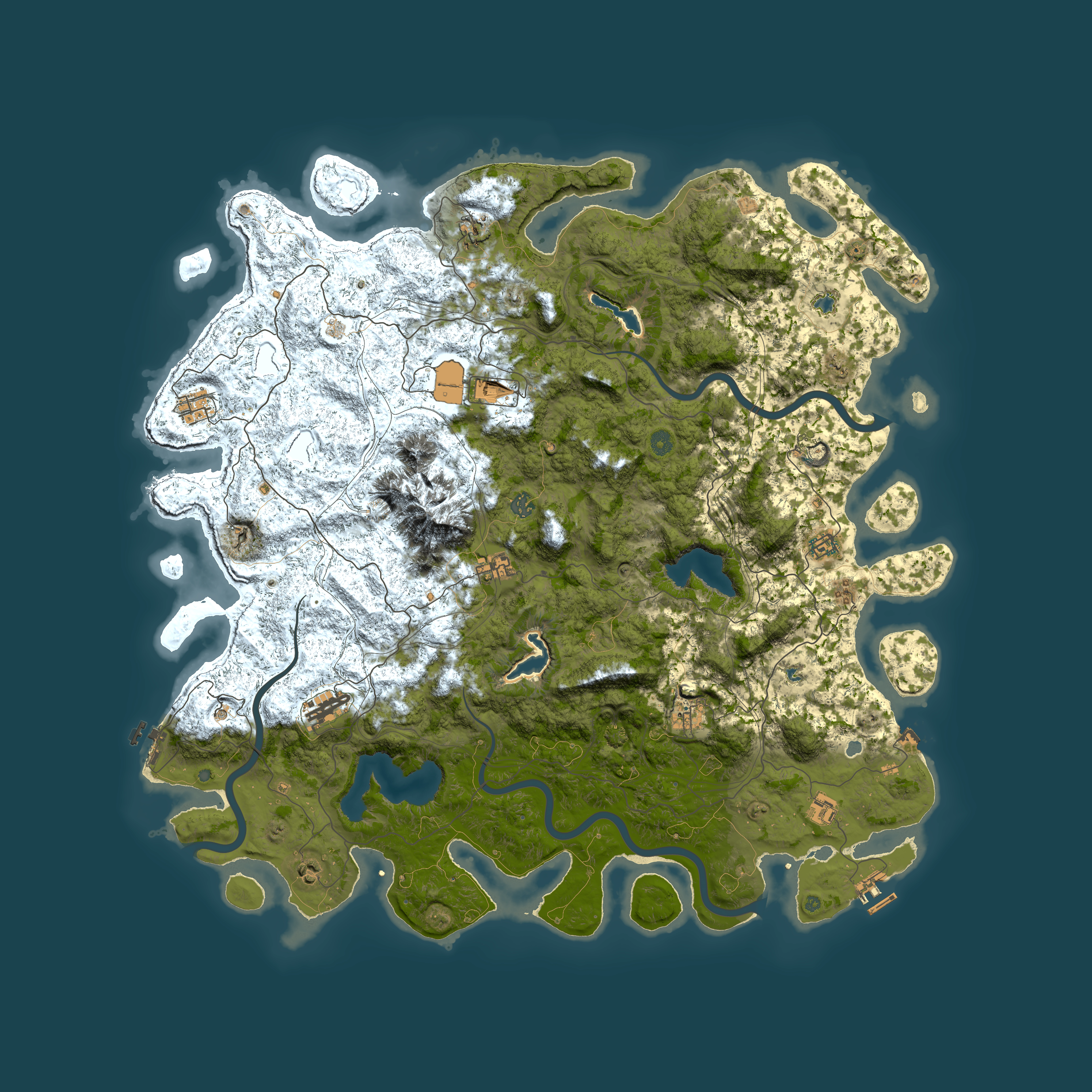 Full top-down render of Rust map seed 1104446615, 5500x5500m