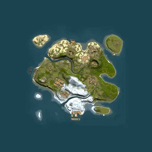 Rust map seed 1499753157, 2500x2500m top-down preview