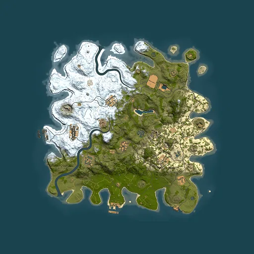 Rust map seed 707781876, 4000x4000m top-down preview