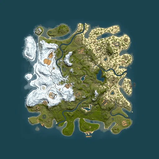 Rust map seed 1045126959, 4500x4500m top-down preview