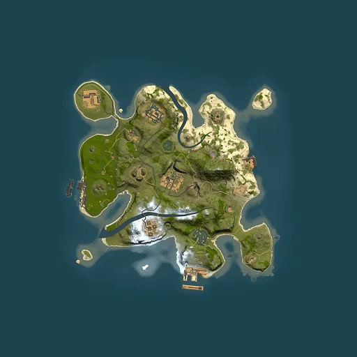 Rust map seed 1768128849, 2500x2500m top-down preview