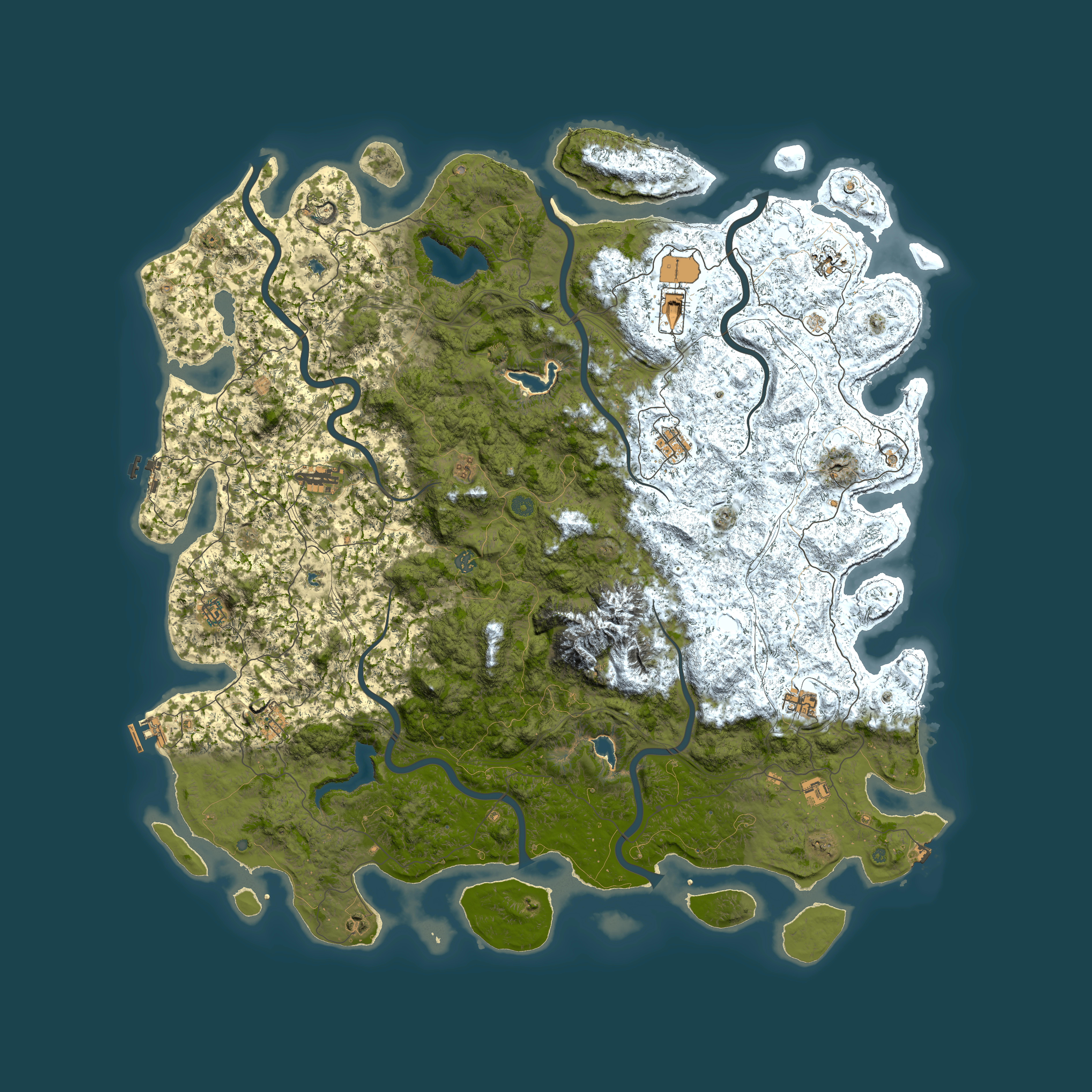 Full top-down render of Rust map seed 1737969660, 6000x6000m