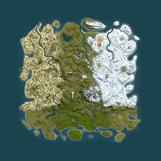 Rust map seed 1737969660, 6000x6000m top-down preview