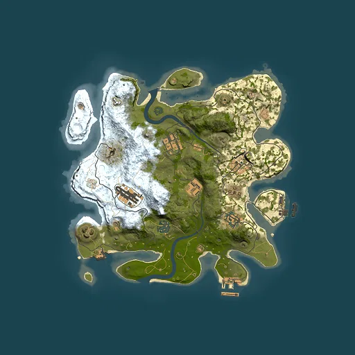 Rust map seed 1865159238, 3000x3000m top-down preview