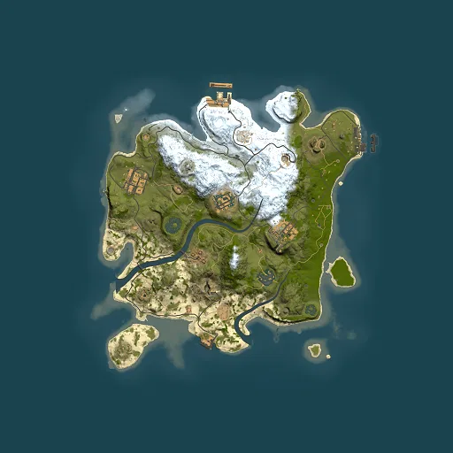 Rust map seed 790130334, 3000x3000m top-down preview