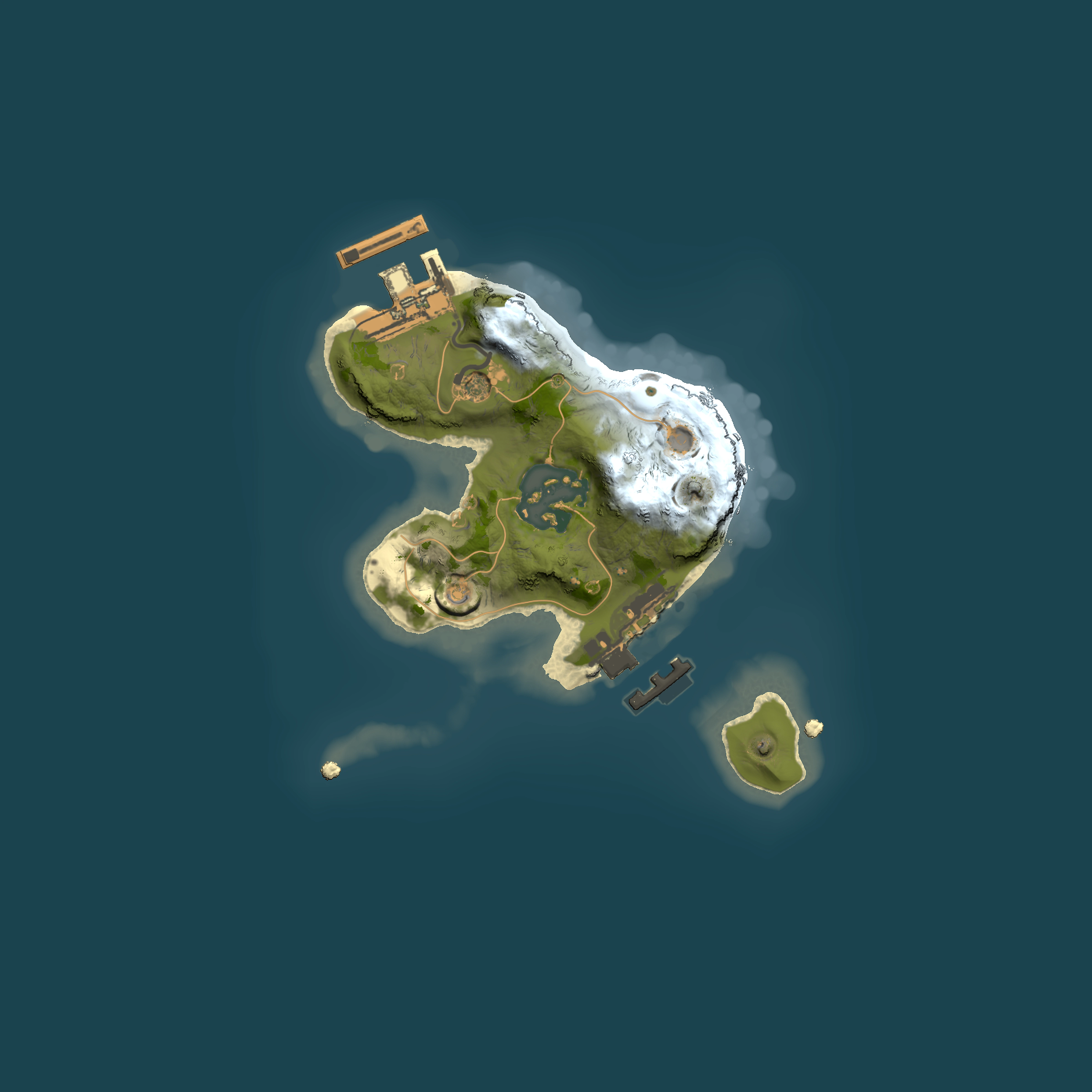 Full top-down render of Rust map seed 1907490188, 1500x1500m