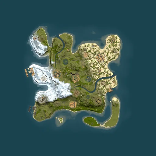 Rust map seed 915619137, 3000x3000m top-down preview