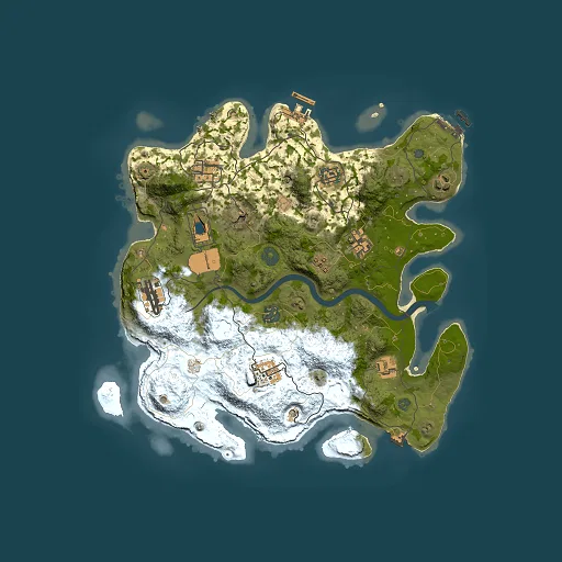Rust map seed 1033471235, 3500x3500m top-down preview