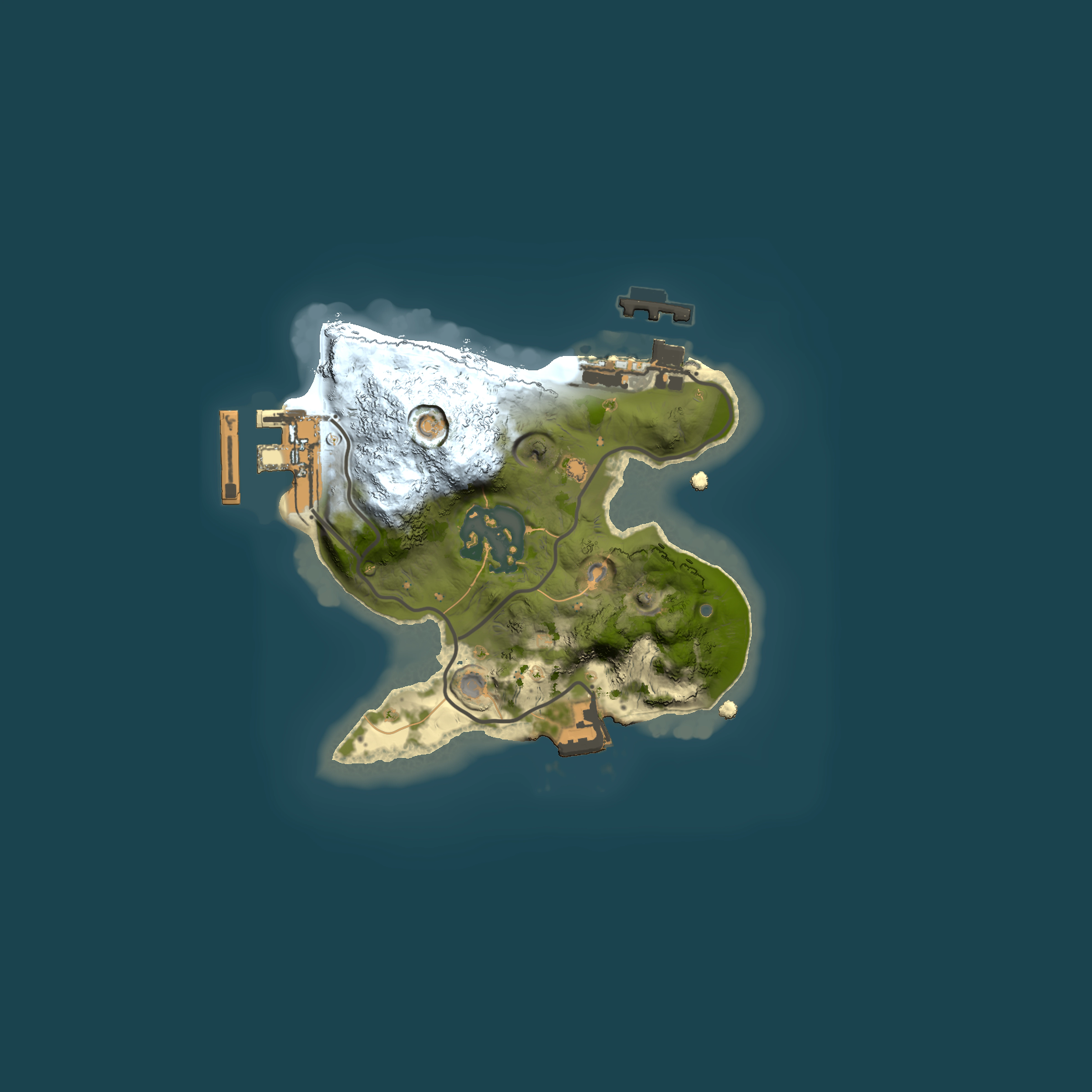 Full top-down render of Rust map seed 972323145, 1500x1500m