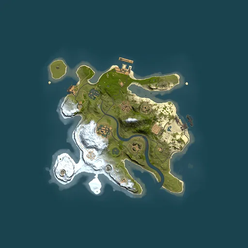 Rust map seed 1877202552, 2500x2500m top-down preview