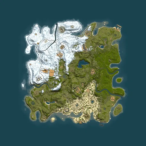 Rust map seed 1646686784, 4500x4500m top-down preview