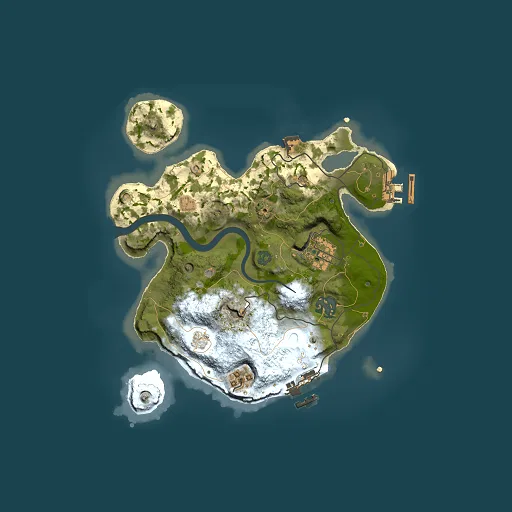 Rust map seed 1373481594, 2500x2500m top-down preview