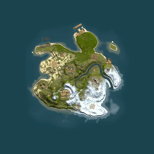Rust map seed 2146655371, 2500x2500m top-down preview