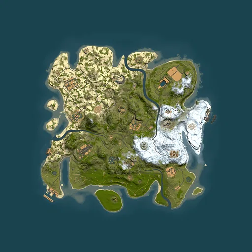 Rust map seed 347602352, 3500x3500m top-down preview