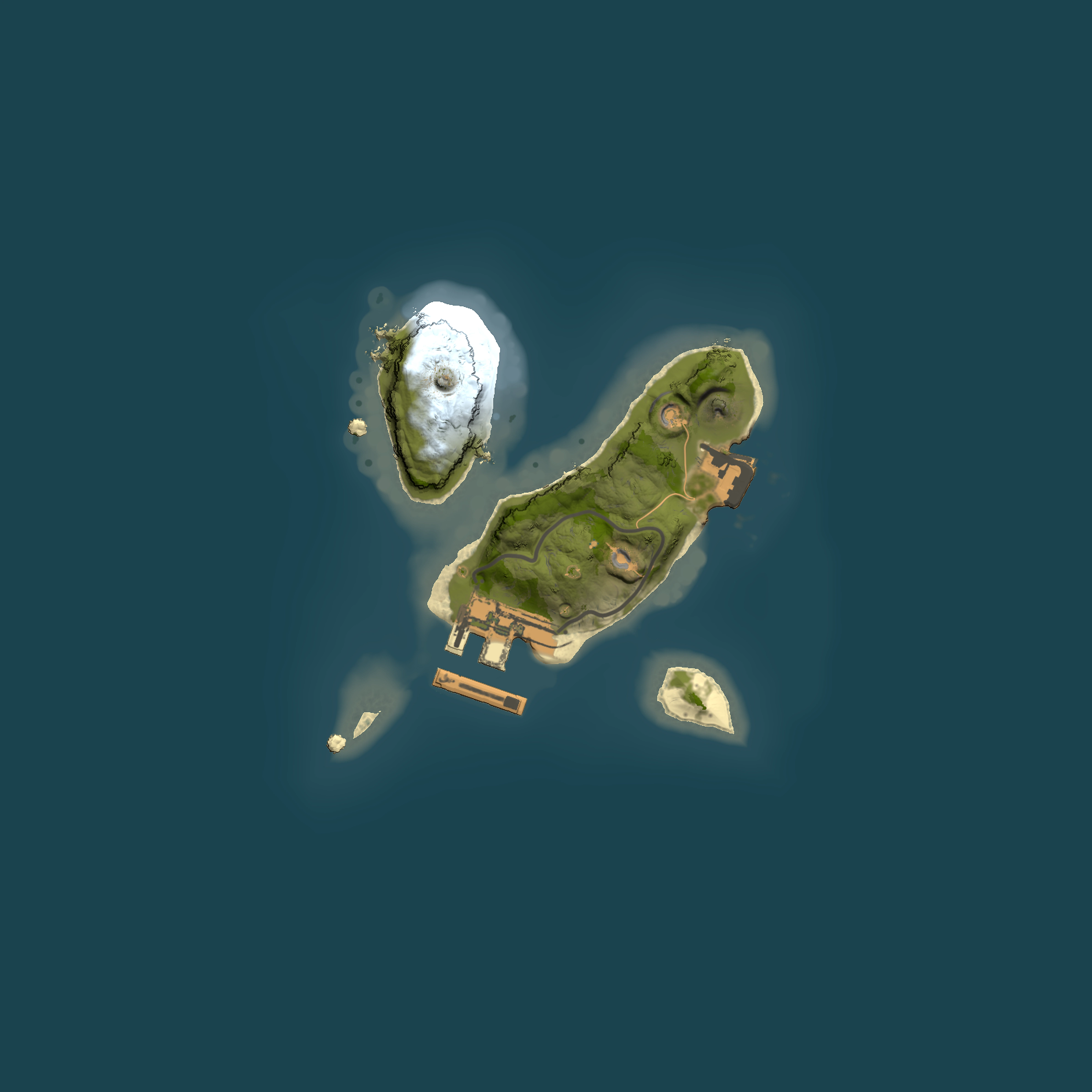 Full top-down render of Rust map seed 1479784251, 1500x1500m