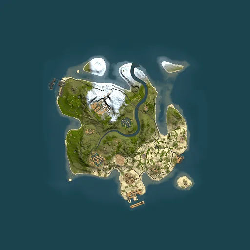 Rust map seed 1218189470, 2500x2500m top-down preview