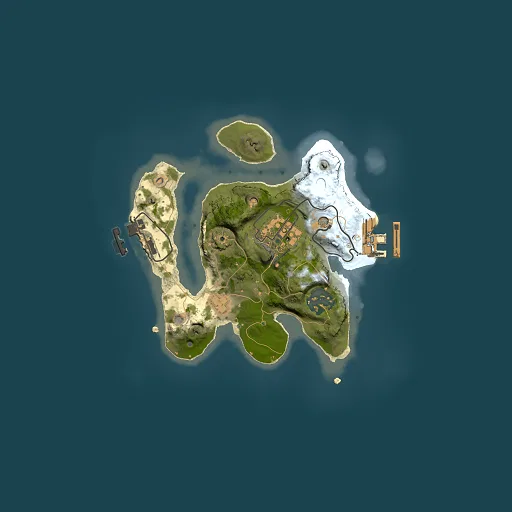 Rust map seed 2141744511, 2000x2000m top-down preview
