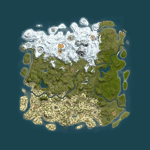 Rust map seed 1724862617, 5500x5500m top-down preview