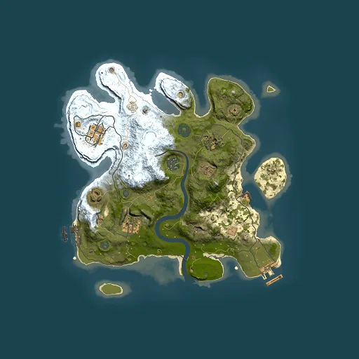 Rust map seed 1175543419, 3000x3000m top-down preview