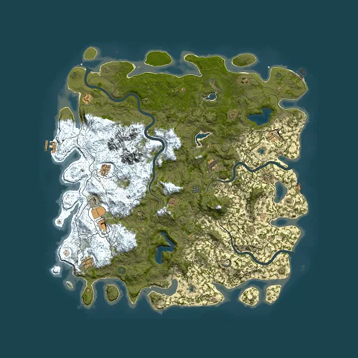 Rust map seed 1819442183, 5500x5500m top-down preview